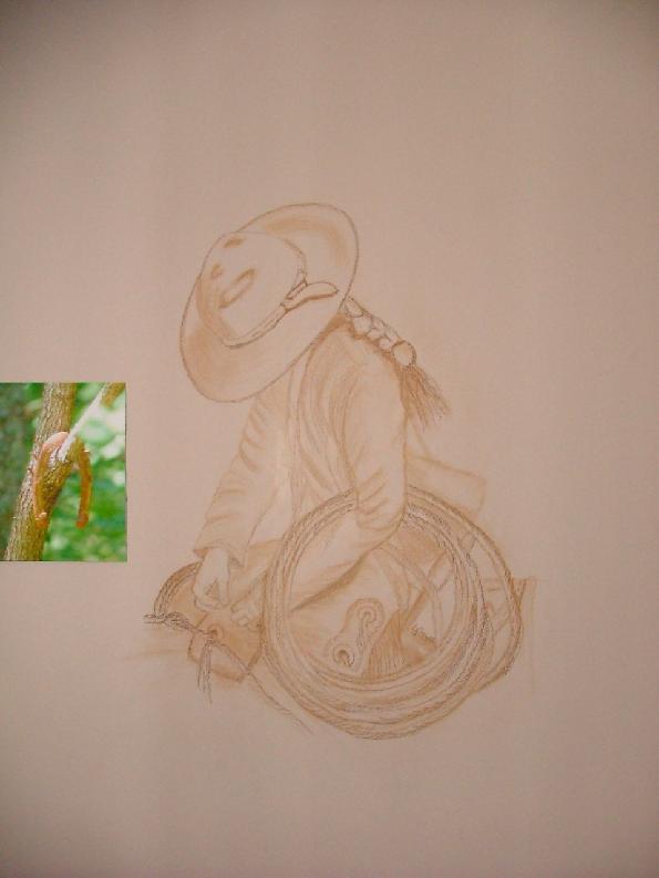 Done in Oil Pastels 